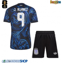 Maglie da calcio Argentina Julian Alvarez #9 Seconda Maglia Bambino Mondiali 2026  Manica Corta + Pantaloni corti)